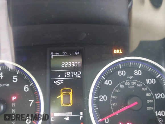 2009 Honda CR-V EX with VIN 5J6RE48509L045901, listed as a IAAI auction lot 41990313 with 223,305 mi miles and . Bid and sale history available at DreamBid. Image 16.