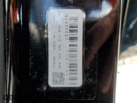 2020 Jeep Grand Cherokee Limited X z VIN 1C4RJFBG8LC339979, wystawiony jako Copart lot #49866415 z przebiegiem 68 760 mil mil oraz Szkoda całkowita • Salvage title. Historia ofert i sprzedaży dostępna na DreamBid. Obrazek 13.