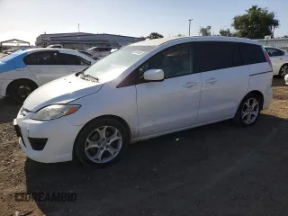 2010 Mazda 5 Sport z VIN JM1CR2WL3A0362695, wystawiony jako Copart lot #54591605 z przebiegiem 188 534 mil mil oraz Szkoda całkowita • Salvage title. Historia ofert i sprzedaży dostępna na DreamBid. Obrazek 1.
