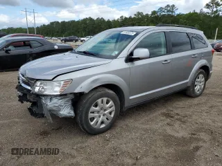 2019 Dodge Journey SE with VIN 3C4PDCBB8KT779253, listed as a Copart auction lot 51685575 with 41,229 mi miles and Salvage Title. Bid and sale history available at DreamBid. Image 1.