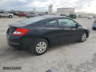 2012 Honda Civic Cpe LX with VIN 2HGFG3B54CH553218, listed as a Copart auction lot 52603785 with 121,672 mi miles and Clean Title. Bid and sale history available at carsss.com. Image 3.