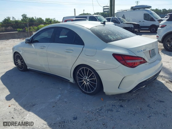 2018 Mercedes-Benz CLA with VIN WDDSJ4EB6JN522374, listed as a IAAI auction lot 42074130 with 109,921 mi miles. Bid and sale history available at carsss.com. Image 3.