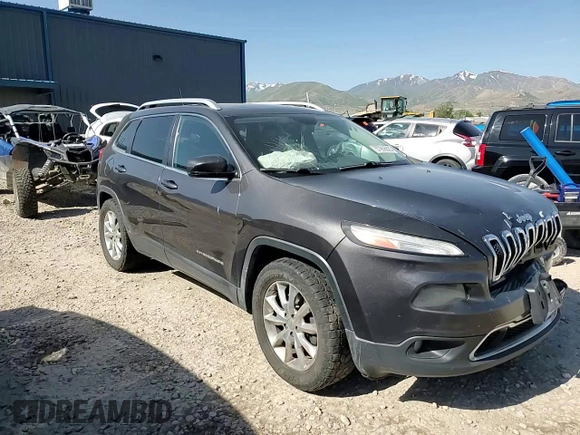 2016 Jeep Cherokee Limited с VIN 1C4PJMDB4GW267034, выставлен на аукционе Copart как лот 57908825 с пробегом Не указан миль и Списание • Salvage title. История ставок и продаж доступна на DreamBid. Изображение 14.
