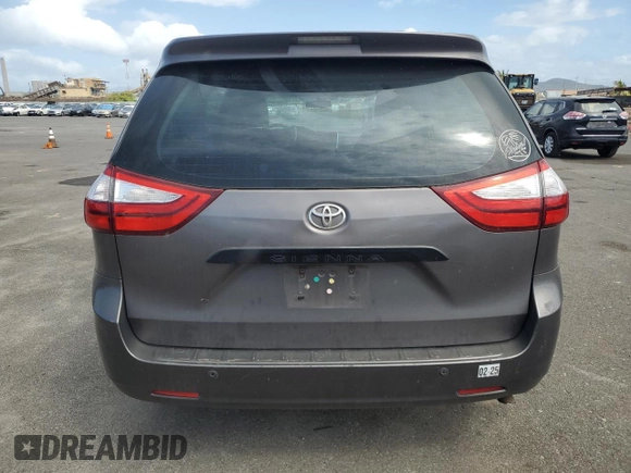 2015 Toyota Sienna L with VIN 5TDZK3DC0FS528361, listed as a Copart auction lot 48076245 with 167,079 mi miles and Salvage Title. Bid and sale history available at DreamBid. Image 6.