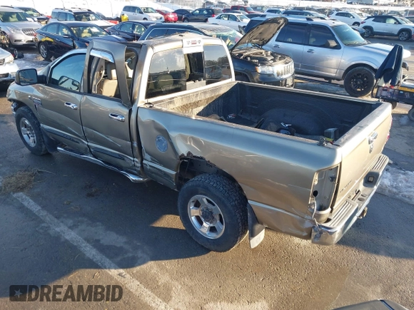 2007 Dodge 2500 SLT with VIN 3D7KR28A47G839233, listed as a IAAI auction lot 41246993 with 246,301 mi miles. Bid and sale history available at carsss.com. Image 3.