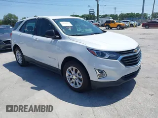 2020 Chevrolet Equinox LS with VIN 3GNAXHEV2LS693094, listed as a IAAI auction lot 42016112 with 1 mi miles. Bid and sale history available at carsss.com. Image 1.
