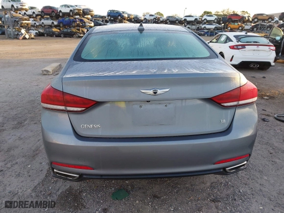 2016 Hyundai Genesis 3.8L with VIN KMHGN4JE2GU138204, listed as a IAAI auction lot 41241987 with 1 mi miles. Bid and sale history available at carsss.com. Image 16.