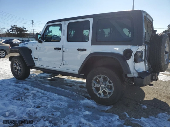 2024 Jeep Wrangler Sport S with VIN 1C4PJXDG1RW284860, listed as a Copart auction lot 84163654 with 1,542 mi miles and Salvage Title. Bid and sale history available at carsss.com. Image 2.