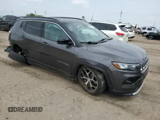 2024 Jeep Compass Limited с VIN 3C4NJDCN4RT151330, выставлен на аукционе Copart как лот 60017145 с пробегом 19 168 миль миль и Списание • Salvage title. История ставок и продаж доступна на DreamBid. Изображение 4.