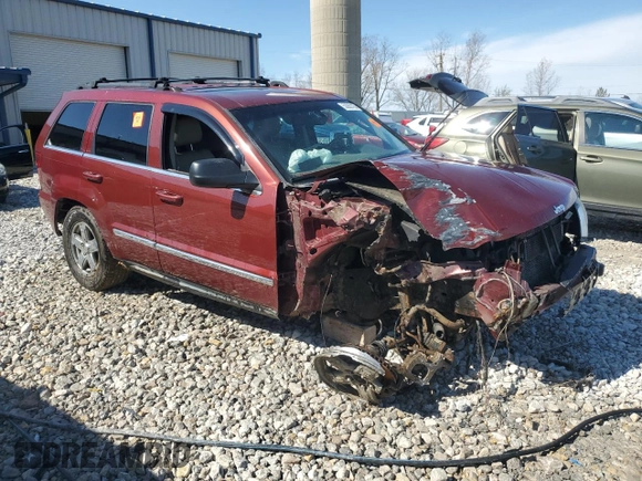 2007 Jeep Grand Cherokee Limited with VIN 1J8HR58277C524985, listed as a Copart auction lot 53262725 with Not provided miles and Clean title. Bid and sale history available at DreamBid. Image 4.