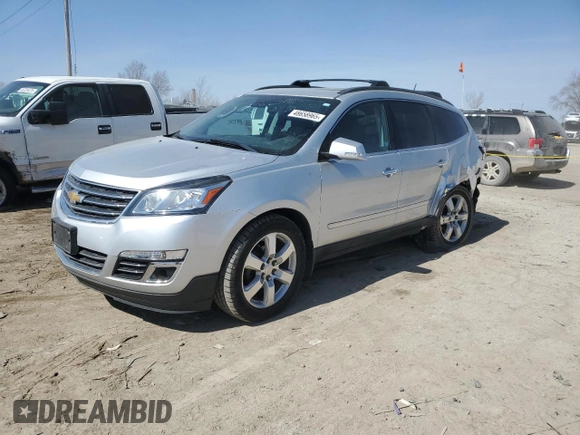 2016 Chevrolet Traverse LTZ with VIN 1GNKVJKD2GJ238668, listed as a Copart auction lot 48658965 with 106,924 mi miles and Salvage Title. Bid and sale history available at DreamBid. Image 1.