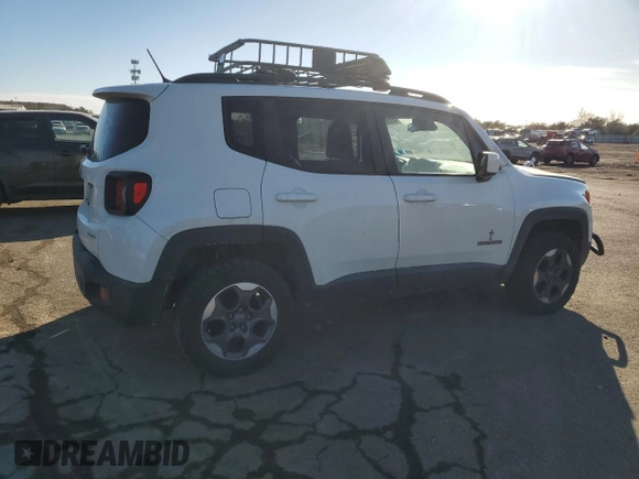 2015 Jeep Renegade Latitude with VIN ZACCJBBH2FPB80612, listed as a Copart auction lot 43328085 with 158,162 mi miles and Salvage Title. Bid and sale history available at carsss.com. Image 3.