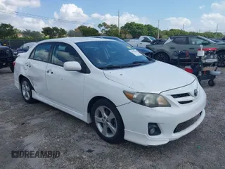 2013 Toyota Corolla L with VIN 5YFBU4EEXDP089483, listed as a IAAI auction lot 41923860 with 108,886 mi miles. Bid and sale history available at carsss.com. Image 1.