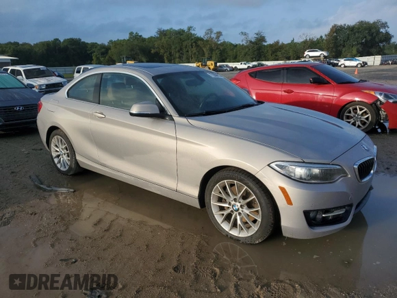 2016 BMW 2 Series 228i with VIN WBA1F9C50GV742181, listed as a Copart auction lot 71059013 with 109,252 mi miles. Bid and sale history available at carsss.com. Image 4.