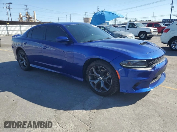 2019 Dodge Charger GT with VIN 2C3CDXHG8KH558676, listed as a Copart auction lot 56492665 with 33,728 mi miles and Salvage Title. Bid and sale history available at DreamBid. Image 4.