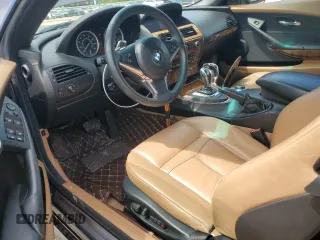 2008 BMW 6 Series 650i with VIN WBAEB53568CX63345, listed as a Copart auction lot 70633554 with 91,046 mi miles and Salvage Title. Bid and sale history available at carsss.com. Image 8.