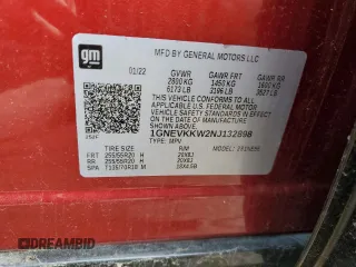 2022 Chevrolet Traverse Premier z VIN 1GNEVKKW2NJ132898, wystawiony jako Copart lot #52786375 z przebiegiem 12 902 mil mil oraz Szkoda całkowita • Salvage title. Historia ofert i sprzedaży dostępna na DreamBid. Obrazek 13.