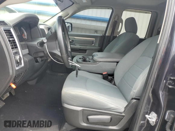 2018 Ram 1500 SLT with VIN 1C6RR6GG2JS114520, listed as a Copart auction lot 58843675 with 122,112 mi miles and Salvage title. Bid and sale history available at DreamBid. Image 7.