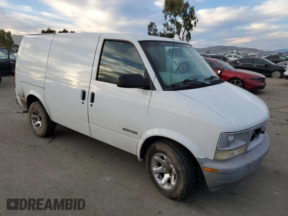 2001 GMC Safari Cargo with VIN 1GTDM19W71B510158, listed as a Copart auction lot 87296804 with 214,236 mi miles and Salvage Title. Bid and sale history available at carsss.com. Image 4.