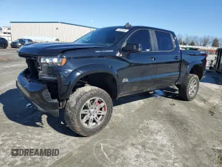 2019 Chevrolet Silverado 1500 RST with VIN 3GCUYEED2KG126264, listed as a Copart auction lot 43605405 with 52,152 mi miles and Salvage Title. Bid and sale history available at DreamBid. Image 1.