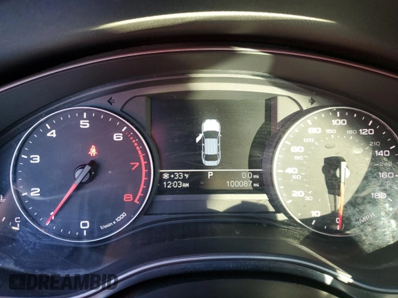 2012 Audi A6 2.0T Premium with VIN WAUCFAFC4CN173107, listed as a Copart auction lot 75992574 with 100,087 mi miles and Clean Title. Bid and sale history available at carsss.com. Image 9.