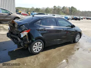 2017 Hyundai Accent SE with VIN KMHCT4AE9HU357327, listed as a Copart auction lot 48708635 with 103,610 mi miles and Salvage Title. Bid and sale history available at carsss.com. Image 3.