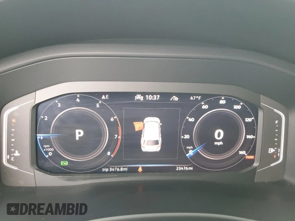 2023 Volkswagen Atlas SE z VIN 1V2KR2CA0PC529535, wystawiony jako Copart lot #55973775 z przebiegiem 23 476 mil mil oraz Czysty tytuł • Clean title. Historia ofert i sprzedaży dostępna na DreamBid. Obrazek 9.