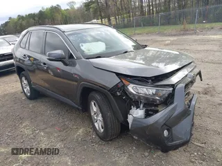 2020 Toyota RAV4 XLE with VIN 2T3P1RFV6LC124231, listed as a IAAI auction lot 41929008 with 49,592 mi miles. Bid and sale history available at carsss.com. Image 1.
