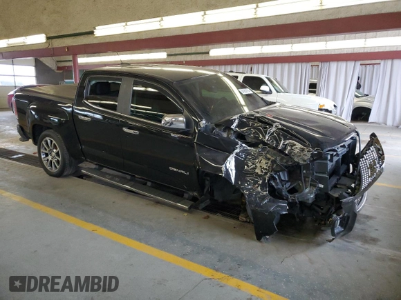 2018 GMC Canyon 4WD Denali with VIN 1GTP6EE18J1223703, listed as a Copart auction lot 84280794 with 97,592 mi miles and Salvage Title. Bid and sale history available at carsss.com. Image 4.