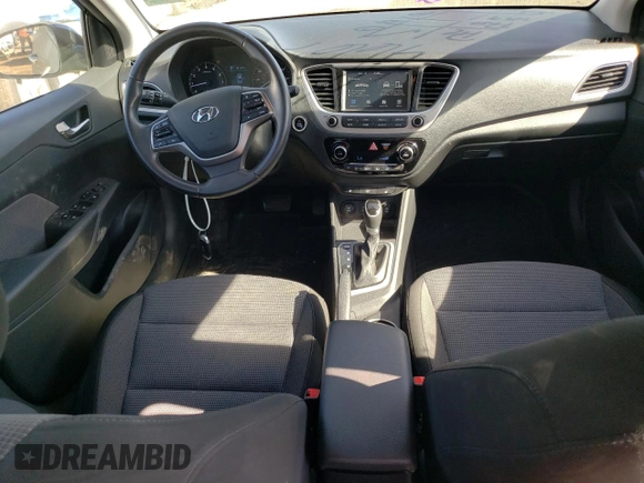 2021 Hyundai Accent Limited with VIN 3KPC34A63ME145285, listed as a Copart auction lot 70194953 with 34,275 mi miles. Bid and sale history available at carsss.com. Image 8.