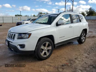 2016 Jeep Compass High Altitude z VIN 1C4NJDEB3GD797691, wystawiony jako Copart lot #80340604 z przebiegiem 95 404 mil mil oraz Szkoda całkowita • Salvage title. Historia ofert i sprzedaży dostępna na DreamBid. Obrazek 1.