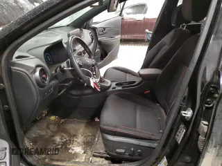2022 Hyundai Kona N Line with VIN KM8K3CA35NU838465, listed as a Copart auction lot 44417115 with 91,217 mi miles and Salvage Title. Bid and sale history available at carsss.com. Image 7.
