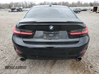 2019 BMW 3 Series 330i xDrive with VIN WBA5R7C59KFH30291, listed as a Copart auction lot 47640295 with 73,665 mi miles and Salvage Title. Bid and sale history available at carsss.com. Image 6.