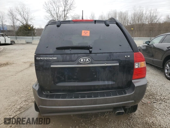 2007 Kia Sportage LX with VIN KNDJF724377305103, listed as a Copart auction lot 48346355 with 118,830 mi miles and Non Repairable. Bid and sale history available at carsss.com. Image 6.