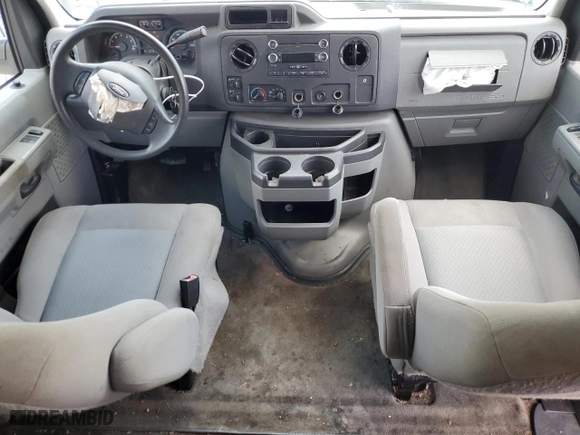 2014 Ford Econoline Wagon XL with VIN 1FBNE3BL0EDA47792, listed as a Copart auction lot 66011154 with 66,753 mi miles and Salvage Title. Bid and sale history available at carsss.com. Image 8.