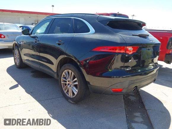 2017 Jaguar F-Pace 35t Prestige with VIN SADCK2BV0HA891638, listed as a IAAI auction lot 41864607 with 161,421 mi miles and . Bid and sale history available at DreamBid. Image 3.