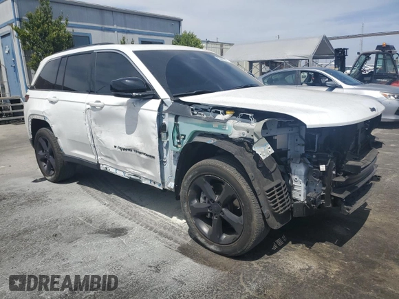 2022 Jeep Grand Cherokee with VIN 1C4RJYB64N8748862, listed as a Copart auction lot 56567075 with 12,495 mi miles and Salvage title. Bid and sale history available at DreamBid. Image 4.