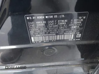 2017 Acura RLX Technology с VIN JH4KC1F55HC000366, выставлен на аукционе IAAI как лот 42279005 с пробегом 63 858 миль миль и . История ставок и продаж доступна на DreamBid. Изображение 9.
