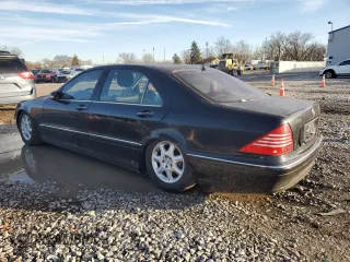 2002 Mercedes-Benz S-Class 5.0L with VIN WDBNG75J42A235671, listed as a Copart auction lot 85327854 with 163,339 mi miles and Clean Title. Bid and sale history available at carsss.com. Image 2.