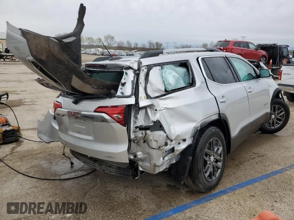 2018 GMC Acadia SLT with VIN 1GKKNULS2JZ151423, listed as a Copart auction lot 51860595 with Not Provided miles and Non Repairable. Bid and sale history available at DreamBid. Image 3.