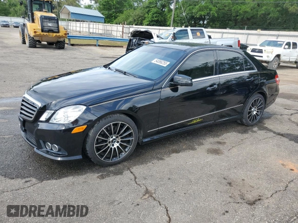 2010 Mercedes-Benz E 350 Luxury with VIN WDDHF5GB5AA027198, listed as a Copart auction lot 54066255 with 76,591 mi miles and Salvage Title. Bid and sale history available at DreamBid. Image 1.