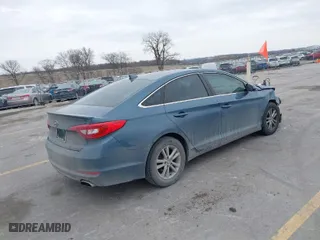 2017 Hyundai Sonata 2.4L with VIN 5NPE24AF6HH497550, listed as a IAAI auction lot 41707185 with 135,797 mi miles. Bid and sale history available at carsss.com. Image 4.
