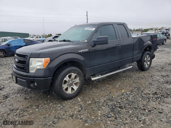 2013 Ford F-150 XL with VIN 1FTFX1CF9DFA77271, listed as a Copart auction lot 48432045 with 139,062 mi miles and Salvage Title. Bid and sale history available at carsss.com. Image 1.