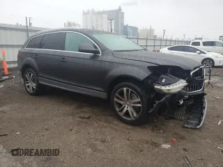 2011 Audi Q7 Premium Plus with VIN WA1LGAFE6BD002486, listed as a Copart auction lot 51846505 with 152,277 mi miles and Salvage title. Bid and sale history available at DreamBid. Image 4.