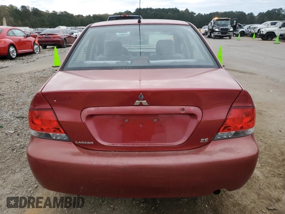 2006 Mitsubishi Lancer ES with VIN JA3AJ26E36U069684, listed as a Copart auction lot 83273724 with 78,985 mi miles and Salvage Title. Bid and sale history available at carsss.com. Image 6.