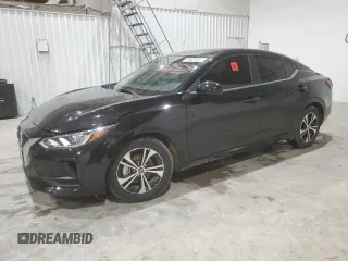 2023 Nissan Sentra SV with VIN 3N1AB8CV8PY263523, listed as a Copart auction lot 46348595 with 25,600 mi miles and Clean Title. Bid and sale history available at DreamBid. Image 1.