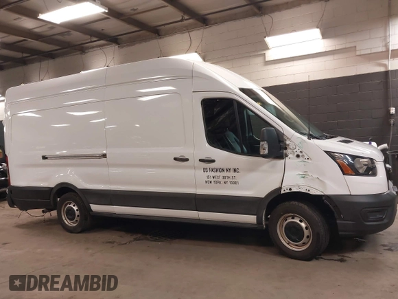 2021 Ford Transit Cargo with VIN 1FTBW3X83MKA06759, listed as a IAAI auction lot 41523717 with 12,116 mi miles. Bid and sale history available at carsss.com. Image 14.