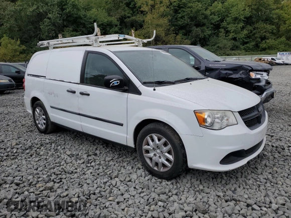 2014 Ram Cargo Van Tradesman with VIN 2C4JRGAG8ER284022, listed as a Copart auction lot 71892374 with 0 mi miles and Salvage Title. Bid and sale history available at carsss.com. Image 4.