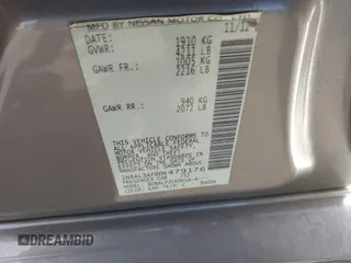 2013 Nissan Altima SL with VIN 1N4AL3AP8DN479176, listed as a IAAI auction lot 41736132 with 130,397 mi miles and . Bid and sale history available at DreamBid. Image 9.