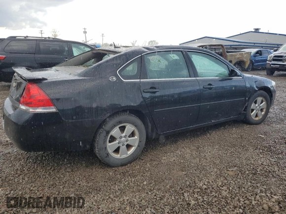2008 Chevrolet Impala LT with VIN 2G1WT58N281293648, listed as a Copart auction lot 55406975 with 188,080 mi miles and Salvage Title. Bid and sale history available at DreamBid. Image 3.